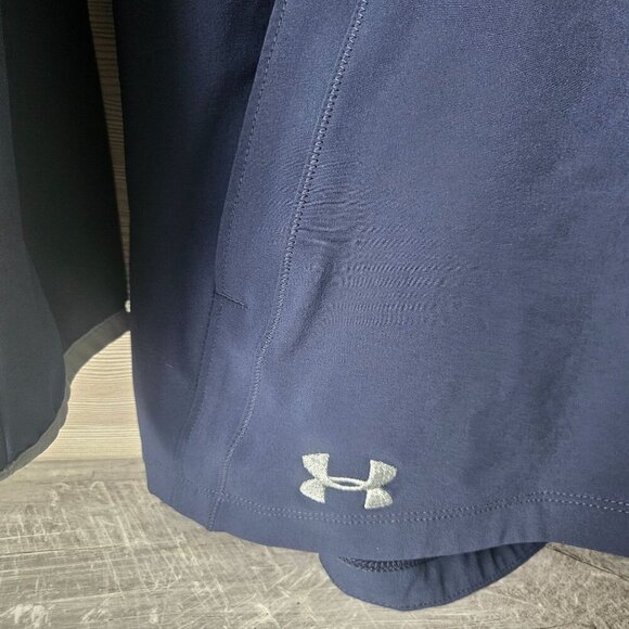 California Golden Bears Under Armour Cal Navy Squad Woven 1/2 Zip HeatGear Sz S - Picture 8 of 16